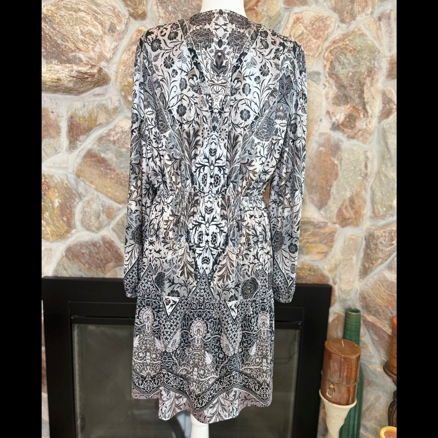 Hale Bob Floral Print Dress Size Large