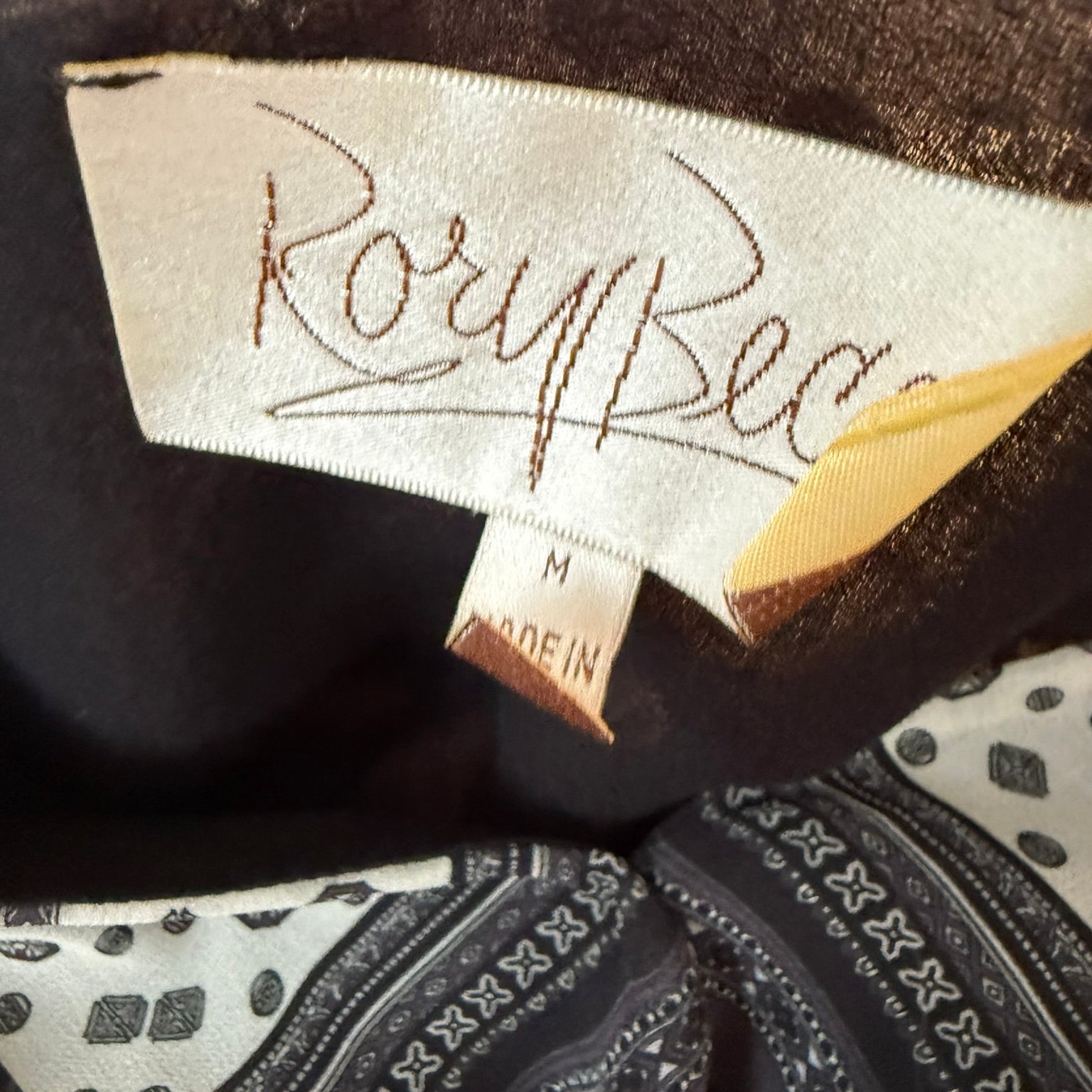 Rory Becca Printed Wrap Cami Size Medium