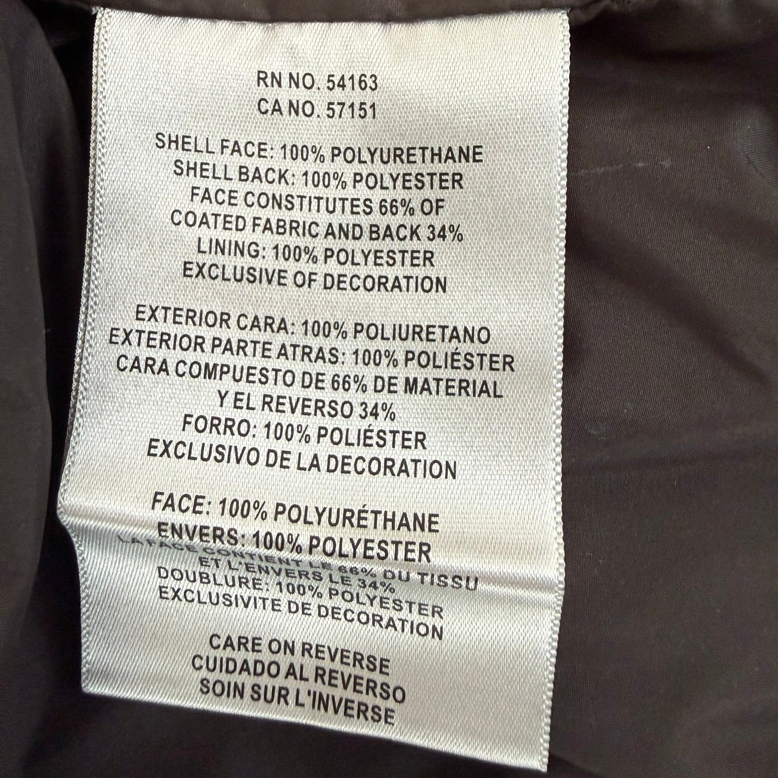 Levi's Faux Leather Moto Jacket Size Medium