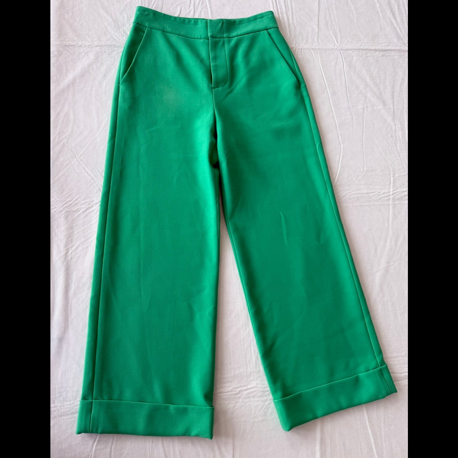 Alice & Olivia Size 0 Green Pants- These have been altered