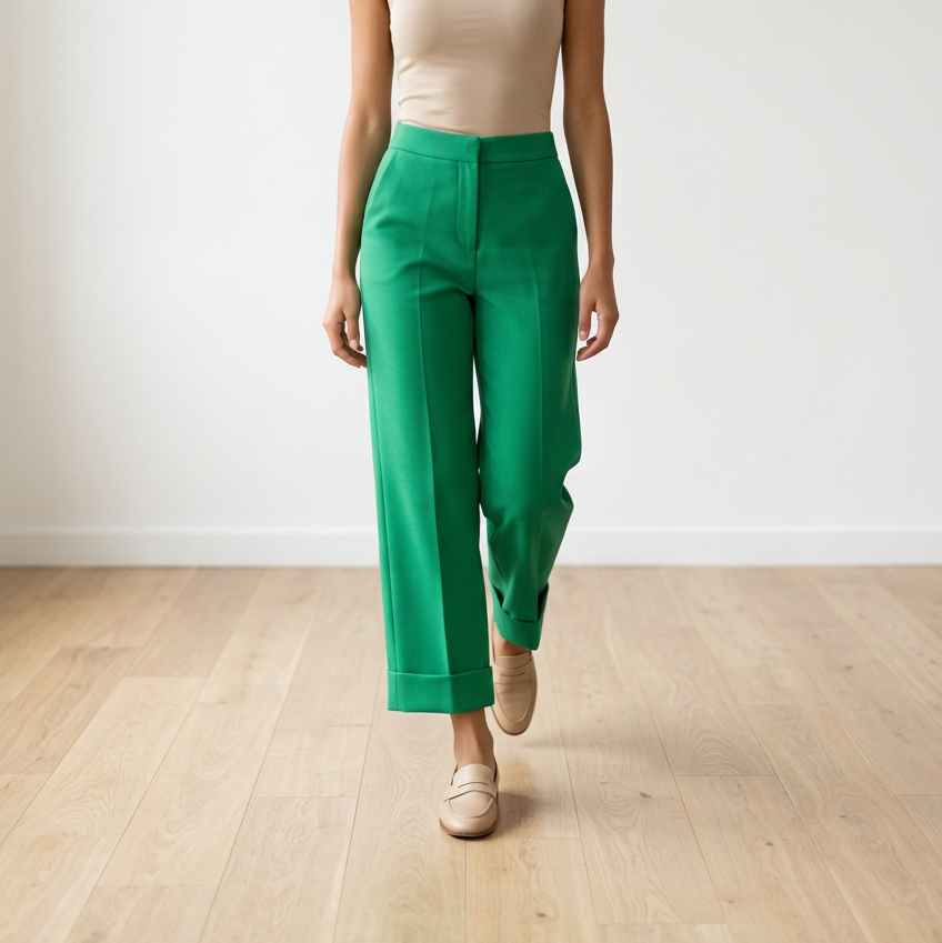 Alice & Olivia Size 0 Green Pants- These have been altered