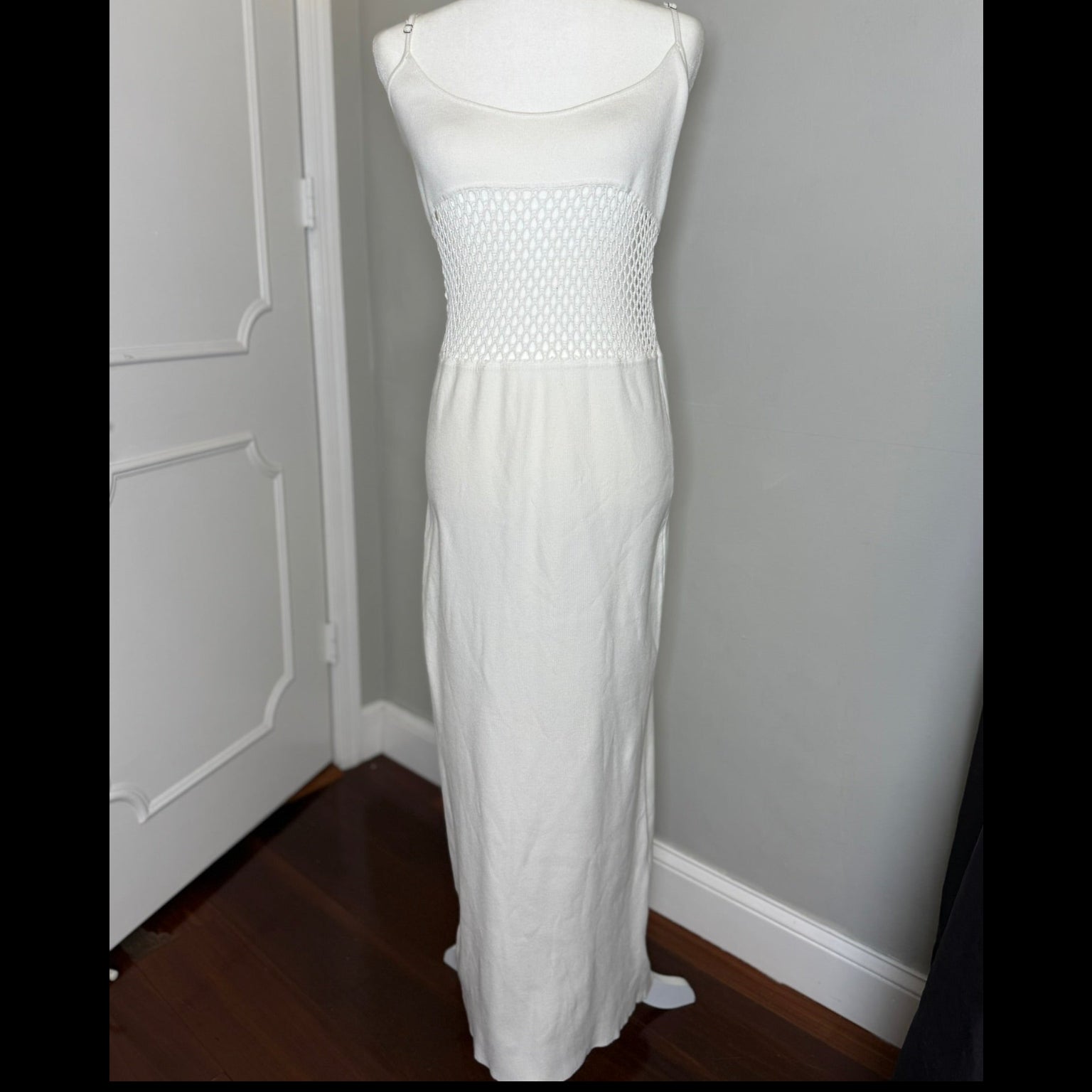 Aho! Atelier Crochet Detail Maxi Dress- Size Large (runs small)