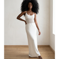 Aho! Atelier Crochet Detail Maxi Dress- Size Large (runs small)