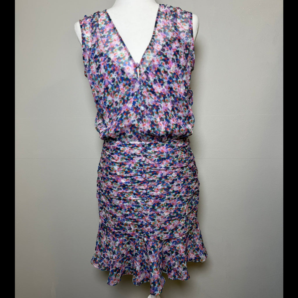 VERONICA BEARD - CAYSON DRESS - CREAM MULTI - SIZE 4