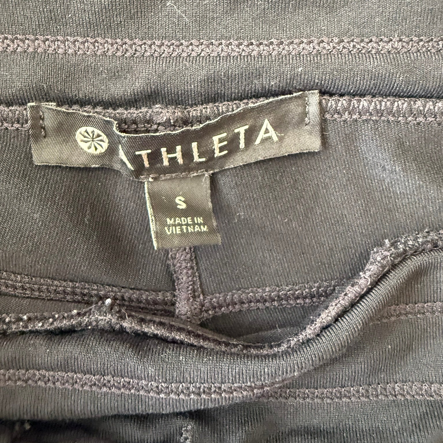Athleta Supplex Nylon Jogger Pants Black Size Small