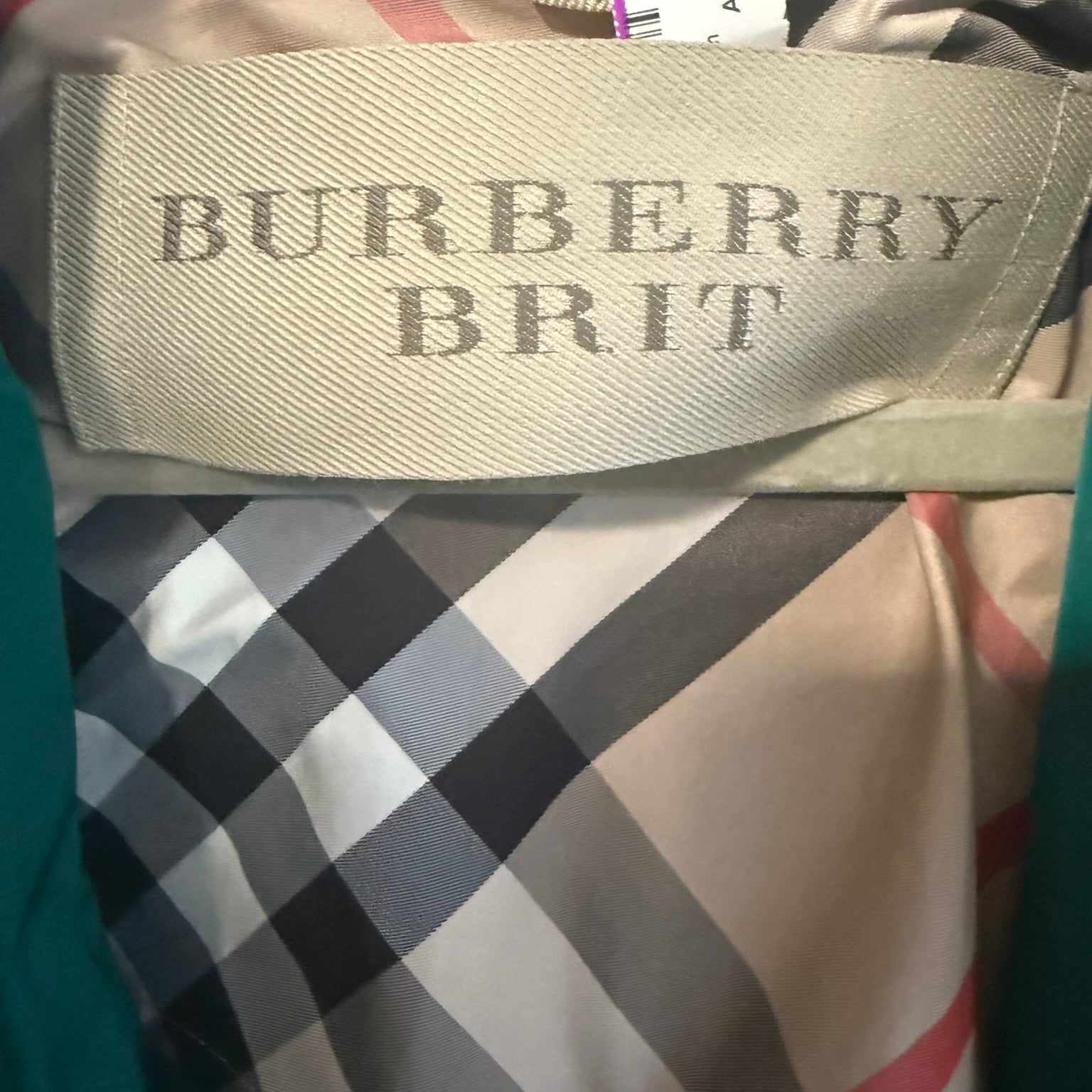 Burberry Brit Utility Field Jacket Green Size 10