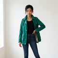 Burberry Brit Utility Field Jacket Green Size 10