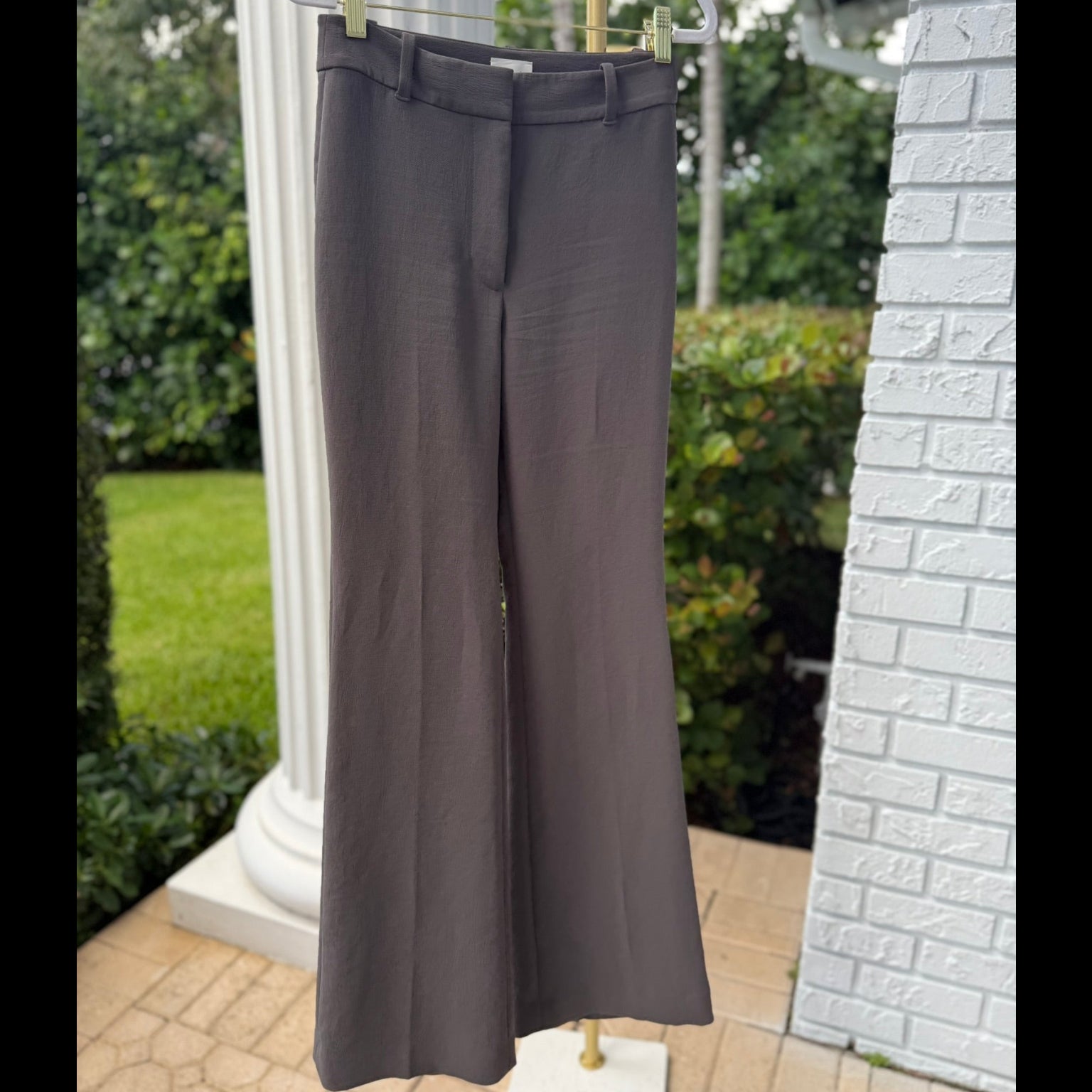 Wilfred High Rise Wide Leg Dress Trouser-Gray Size 2