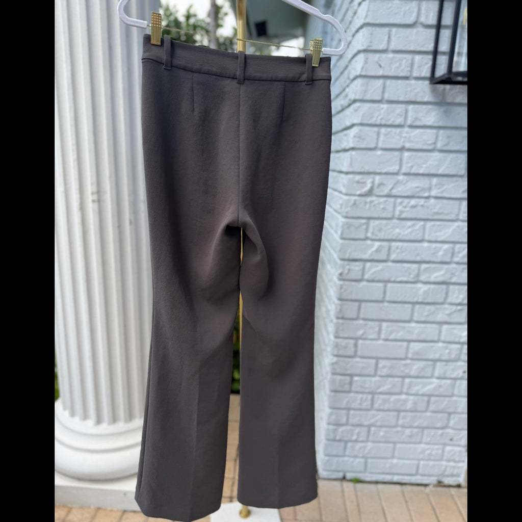 Wilfred High Rise Wide Leg Dress Trouser-Gray Size 2