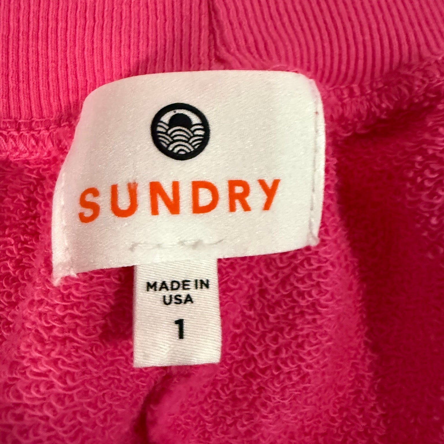Sundry Hot Pink Sweat Shorts Size 1
