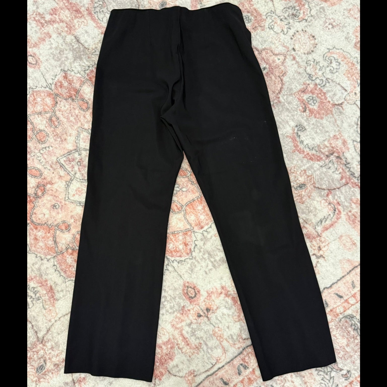 Athleta Black Pull-On Straight Leg Pants Black Size Small
