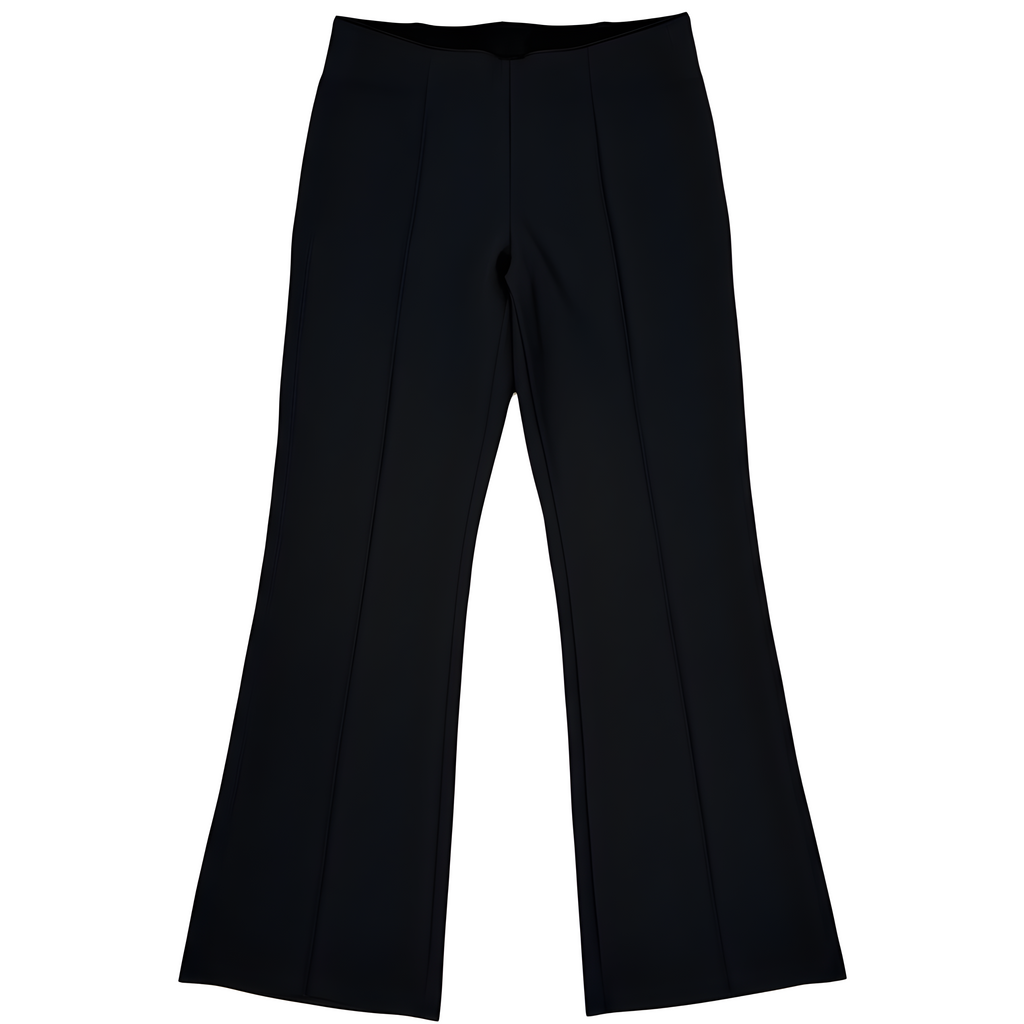 Athleta Black Pull-On Straight Leg Pants Black Size Small