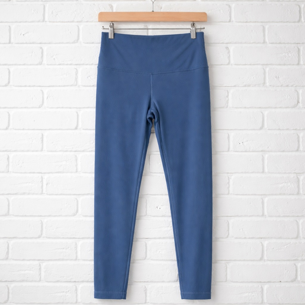 Lululemon Ribbed High Rise Leggings Size Medium