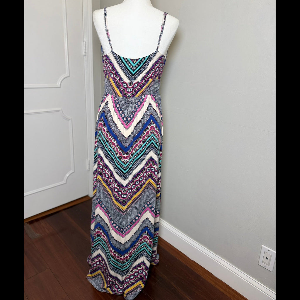Tart Geometric Print Maxi Dress- Size Large