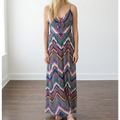 Tart Geometric Print Maxi Dress- Size Large
