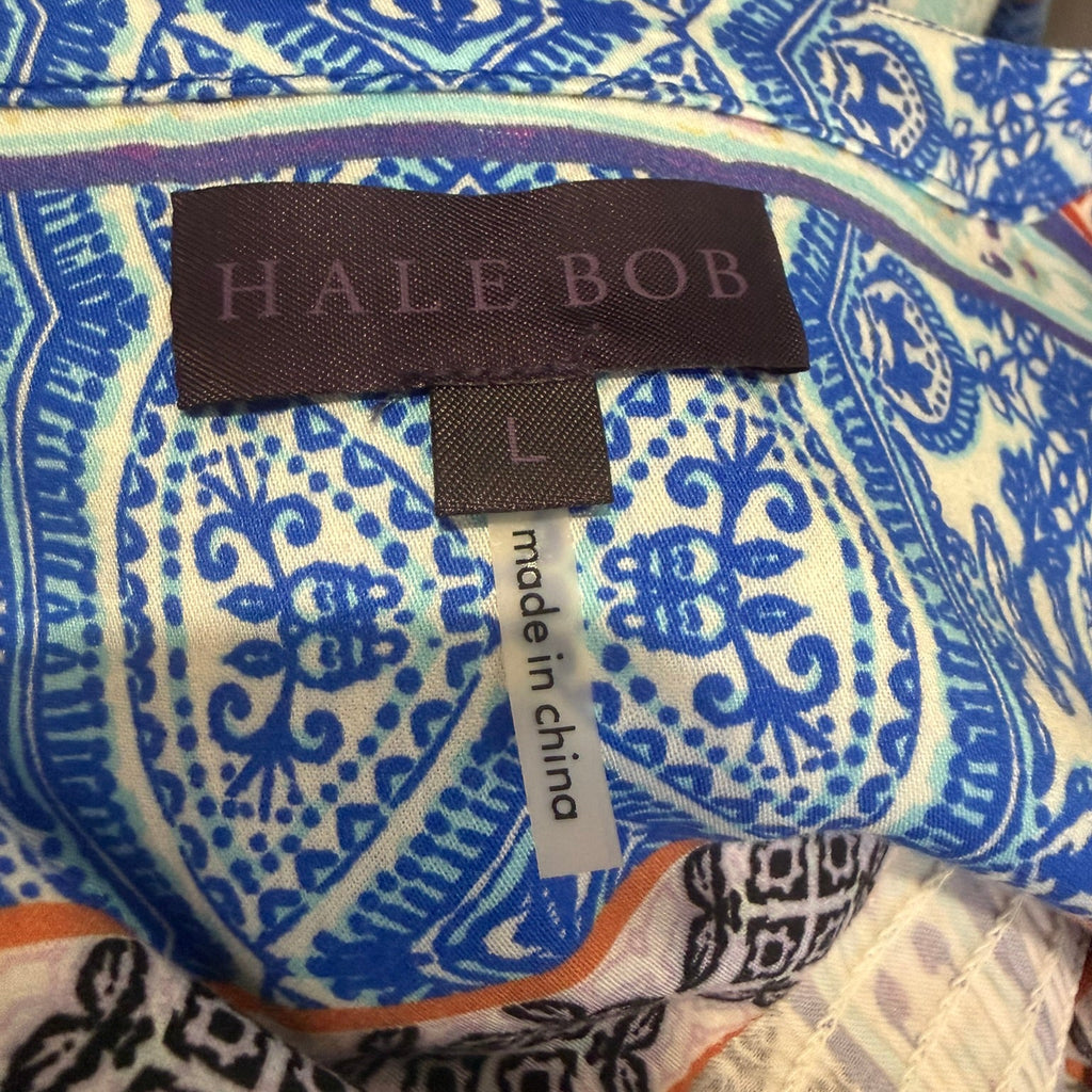 Hale Bob Printed V-Neck Tunic Dress Size Large