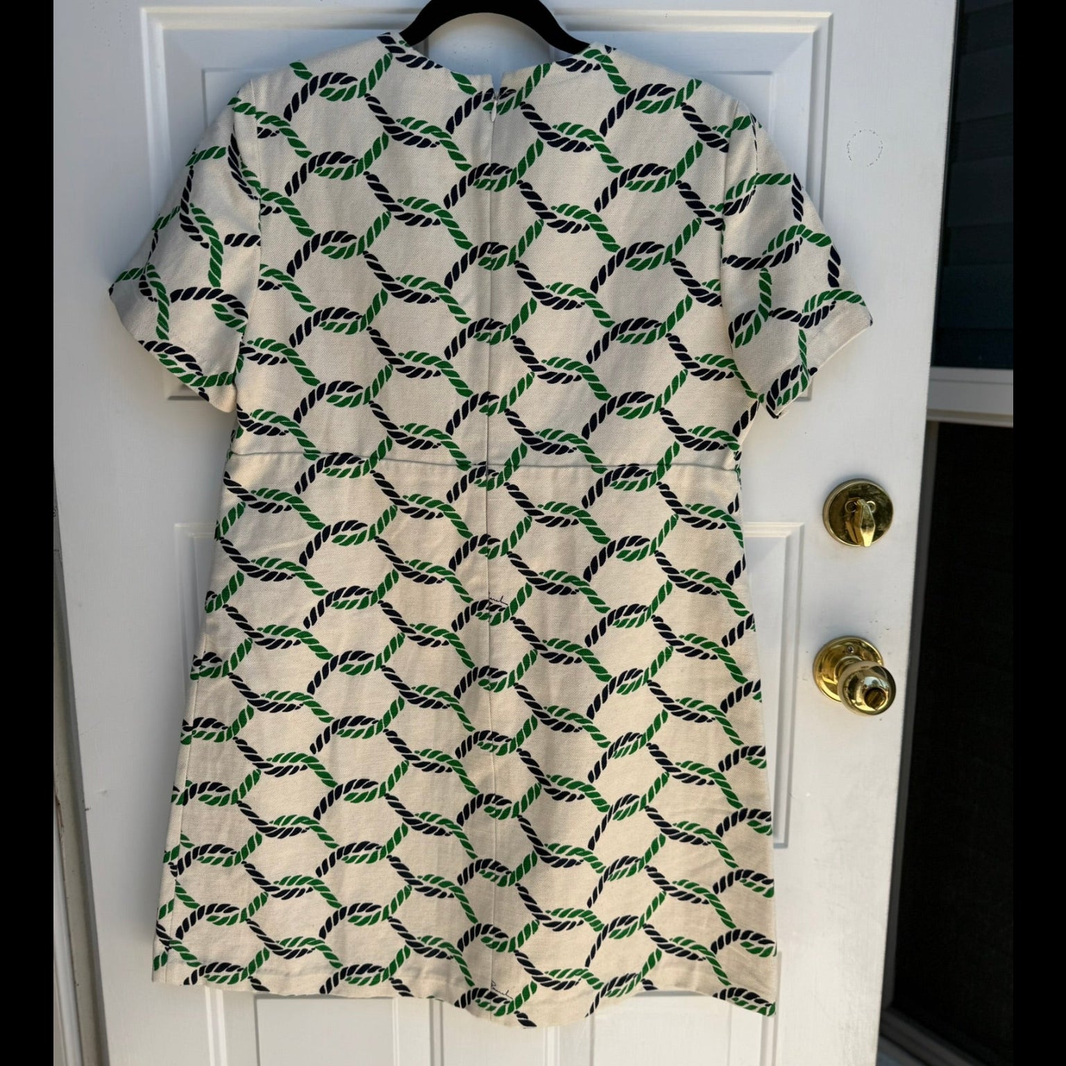 Tory Burch Nautical Rope Print Pier Dress Size 12
