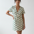 Tory Burch Nautical Rope Print Pier Dress Size 12