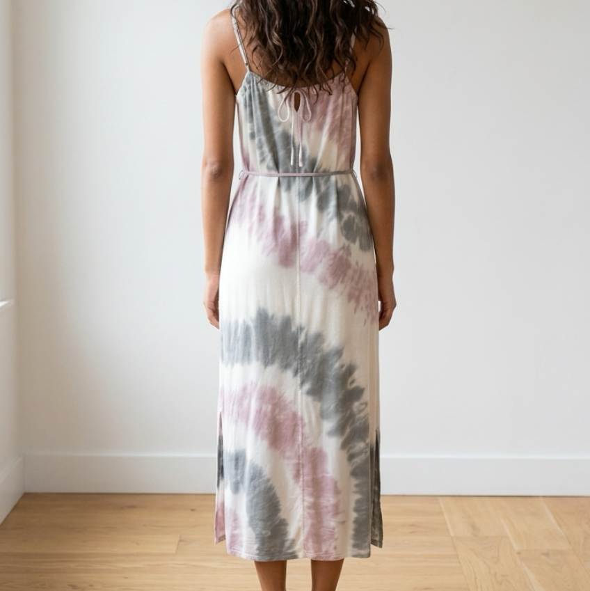 Splendid Tie-Dye Maxi Tank Dress Size Medium
