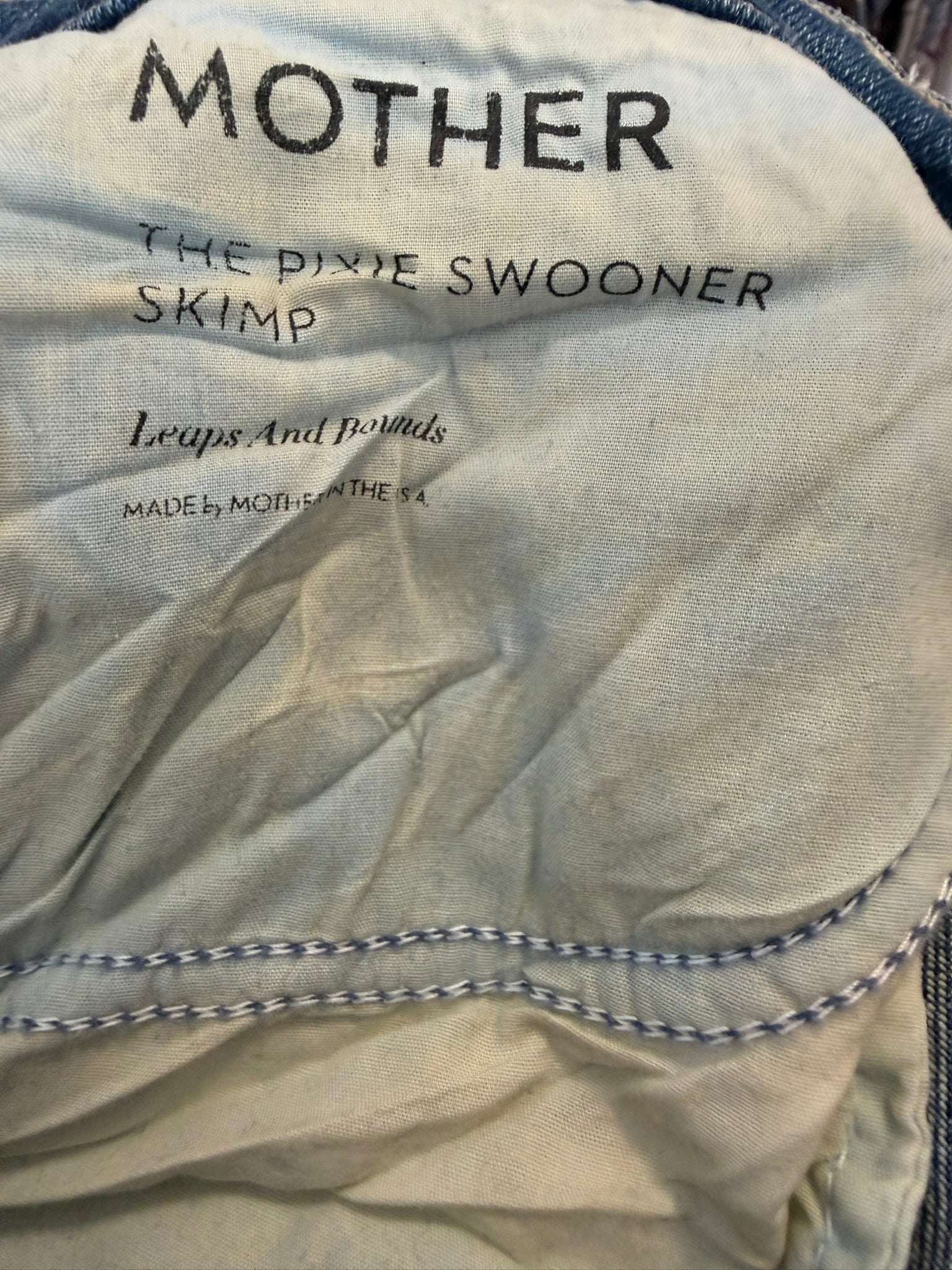 Mother The Pixie Swooner Skimp Jeans Size 27