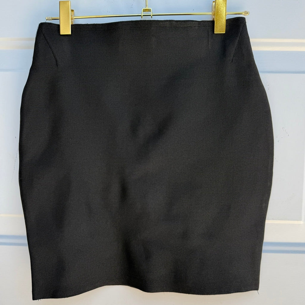 Wow Couture Black Bandage Skirt Size Small