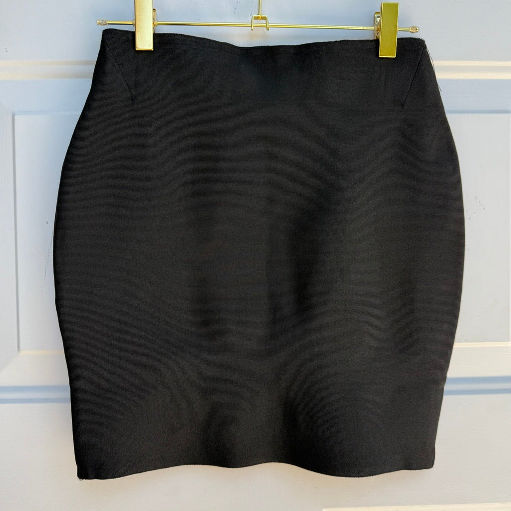 Wow Couture Black Bandage Skirt Size Small