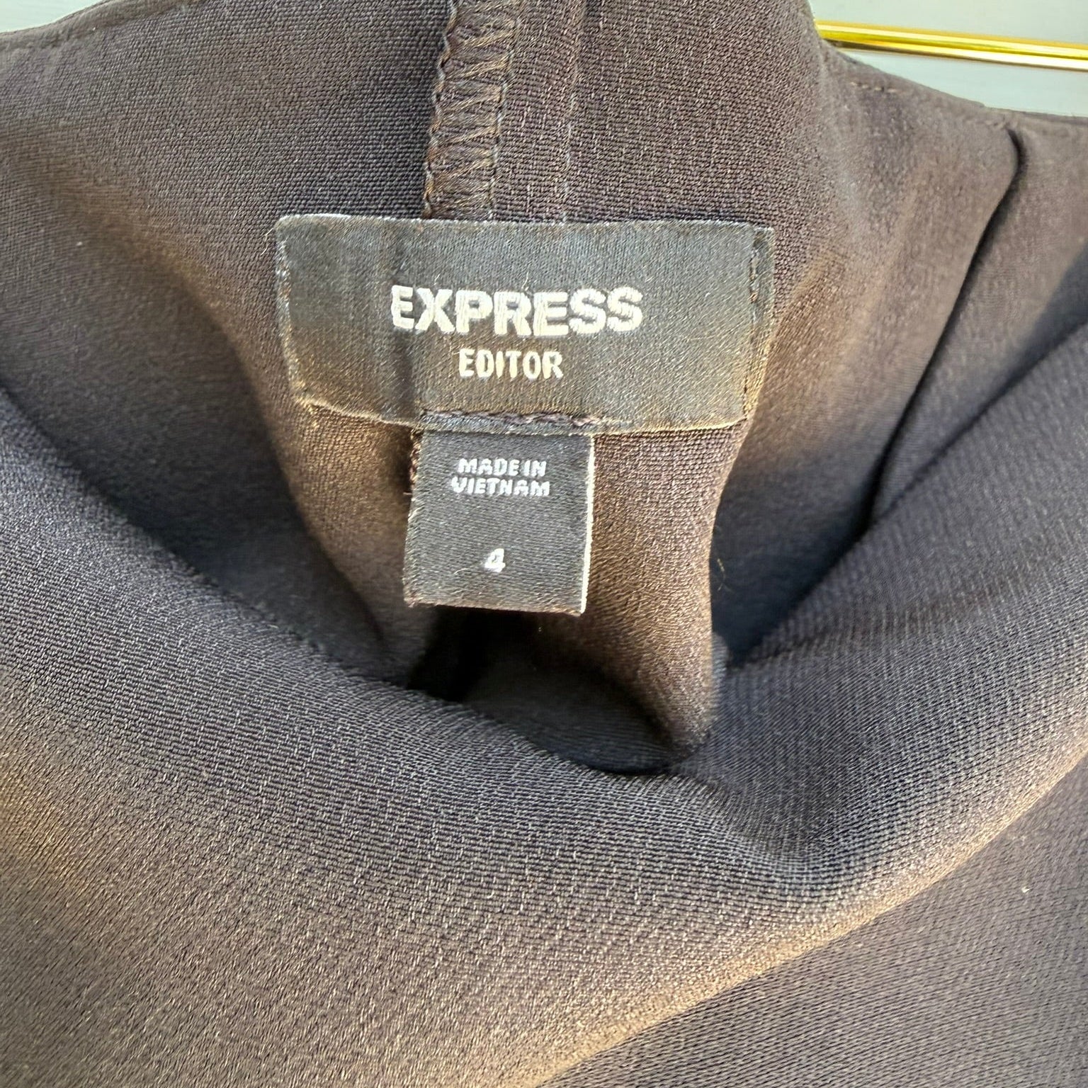 Express Editor Studio Stretch Twill Super High Waisted Skort Size 4