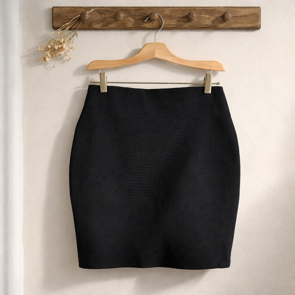 Wow Couture Black Bandage Skirt Size Small