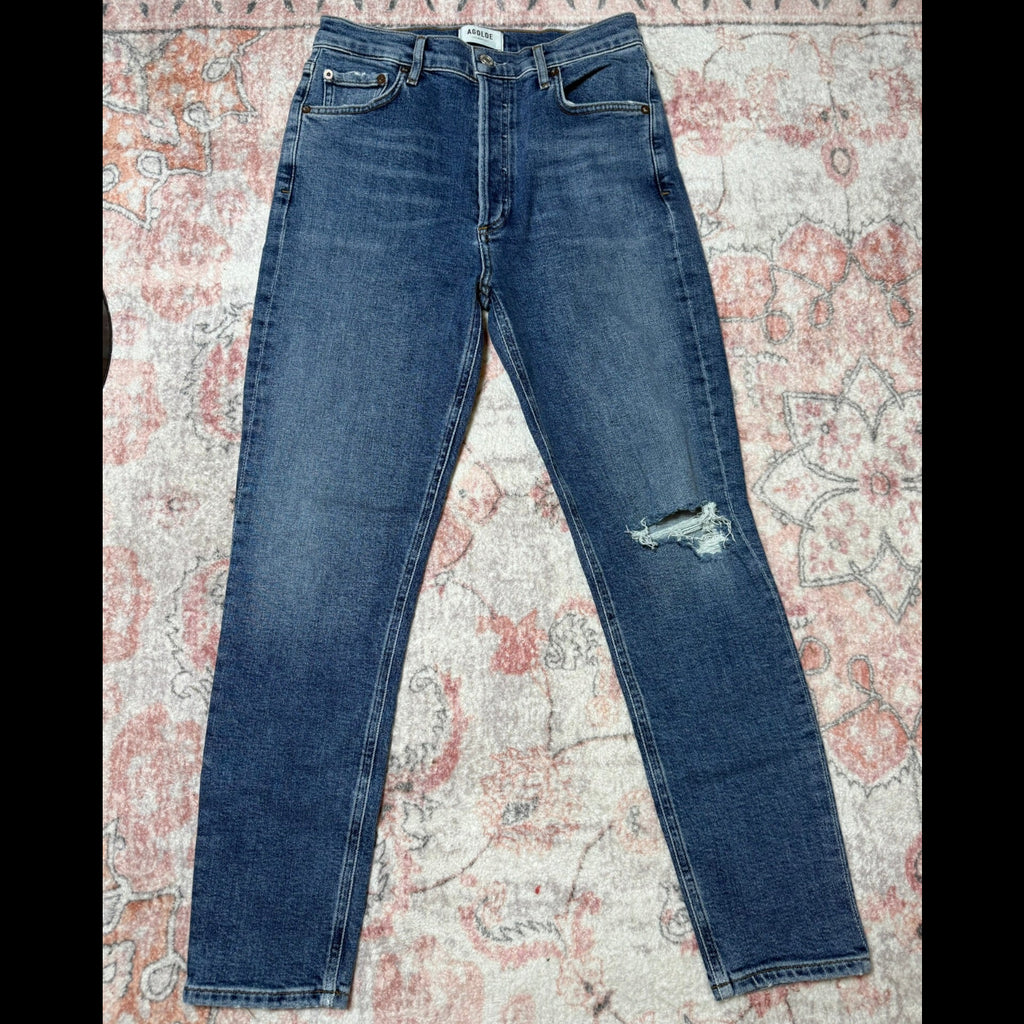 Agolde Nico High Rise Slim Jeans Size 27