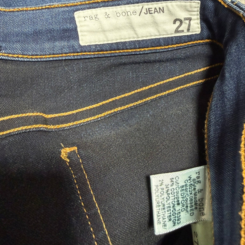 Rag & Bone Bedford Skinny Jeans Size 27