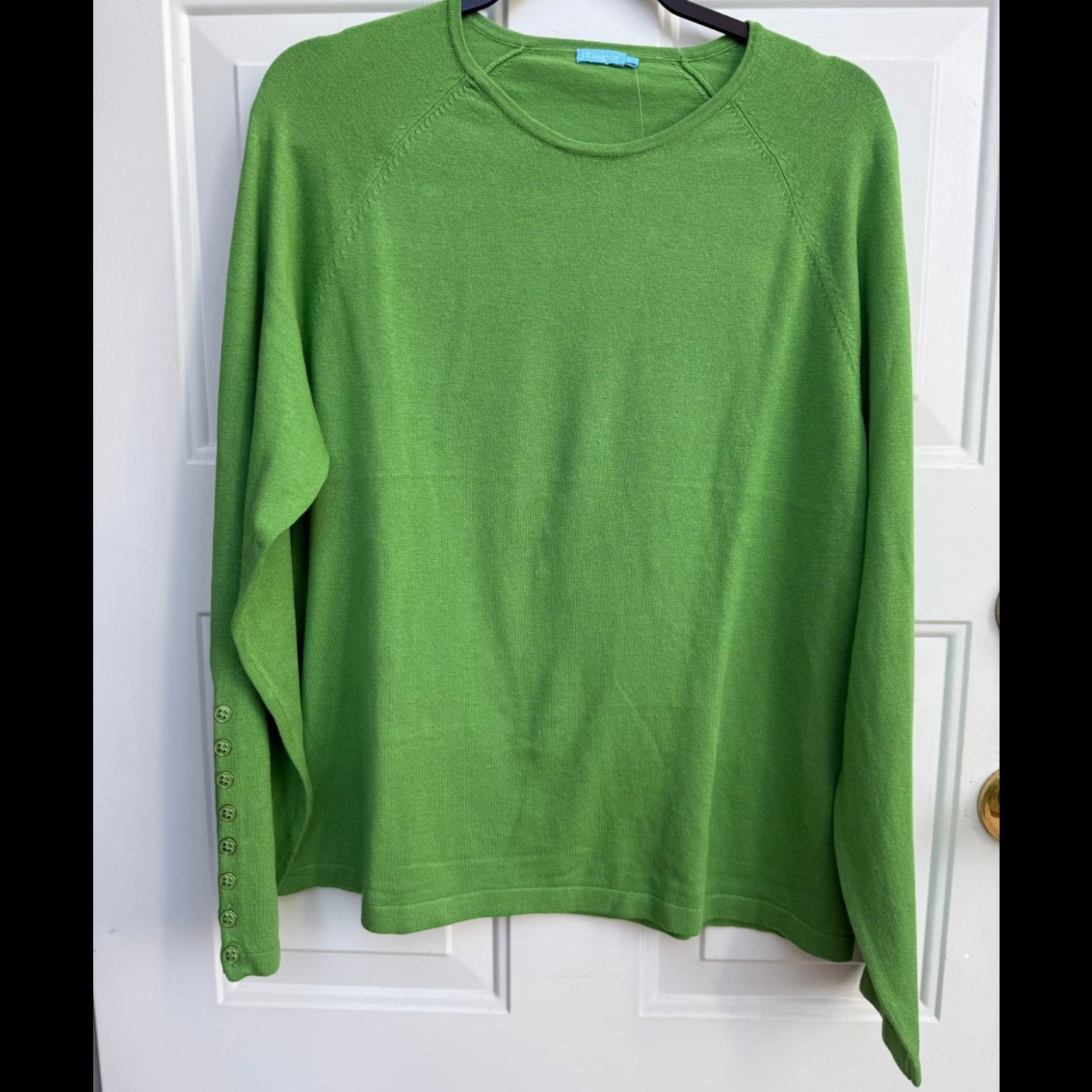 J. McLaughlin Jamey Kelly Green Sweater Size XL