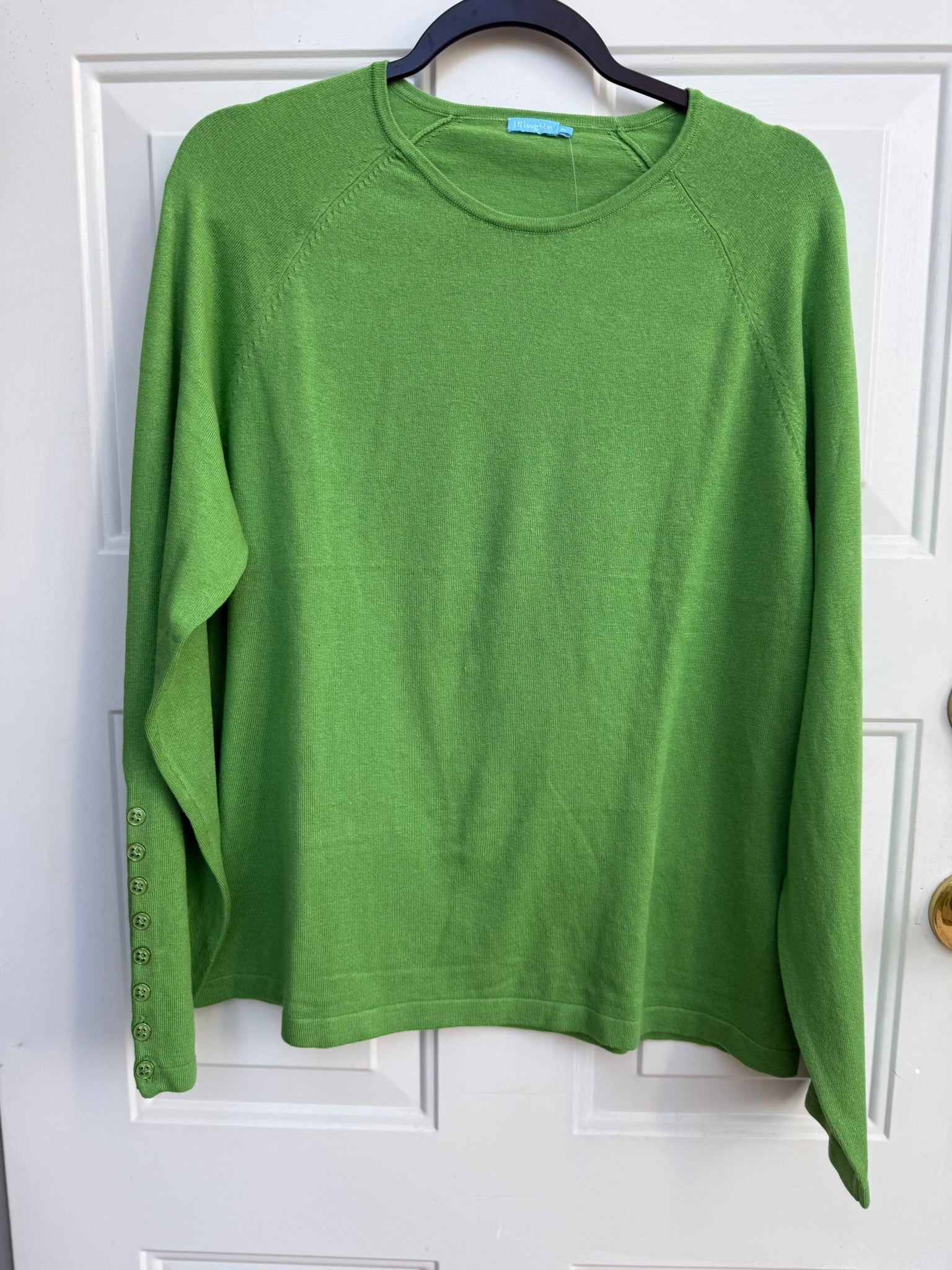 J. McLaughlin Jamey Kelly Green Sweater Size XL