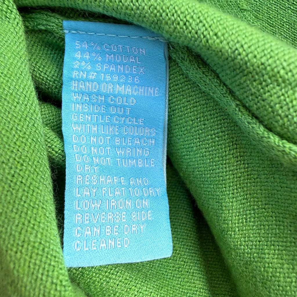 J. McLaughlin Jamey Kelly Green Sweater Size XL