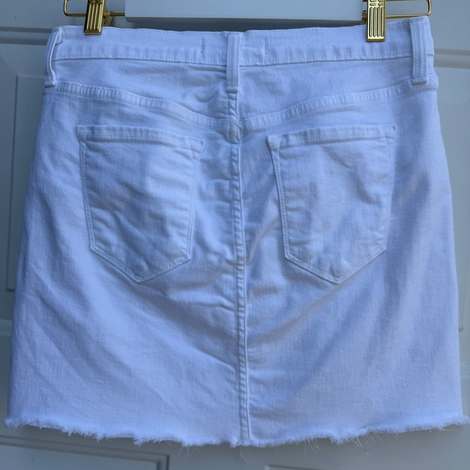 Flying Monkey White Denim Mini Skirt Size 29