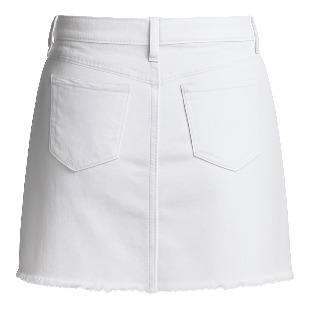 Flying Monkey White Denim Mini Skirt Size 29