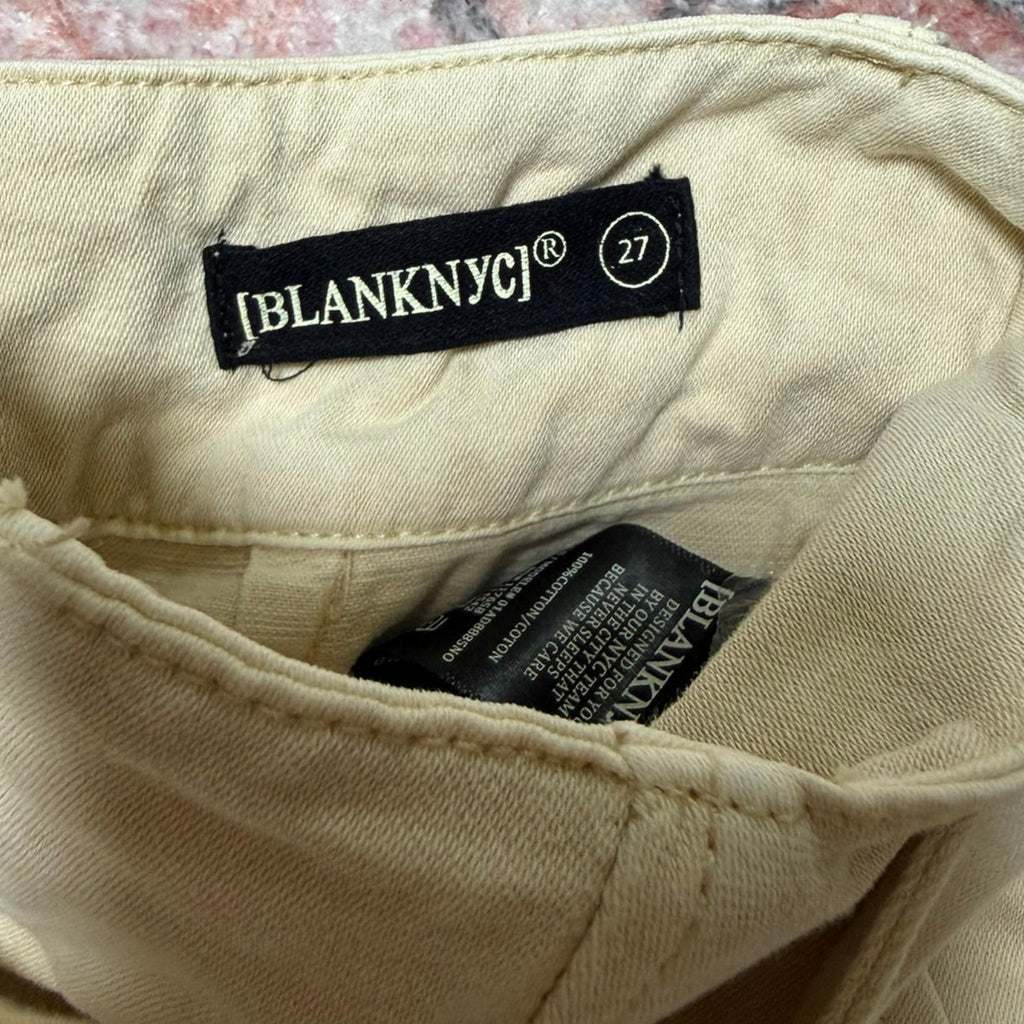 Blank NYC High-Rise Belted Twill Shorts Size 27