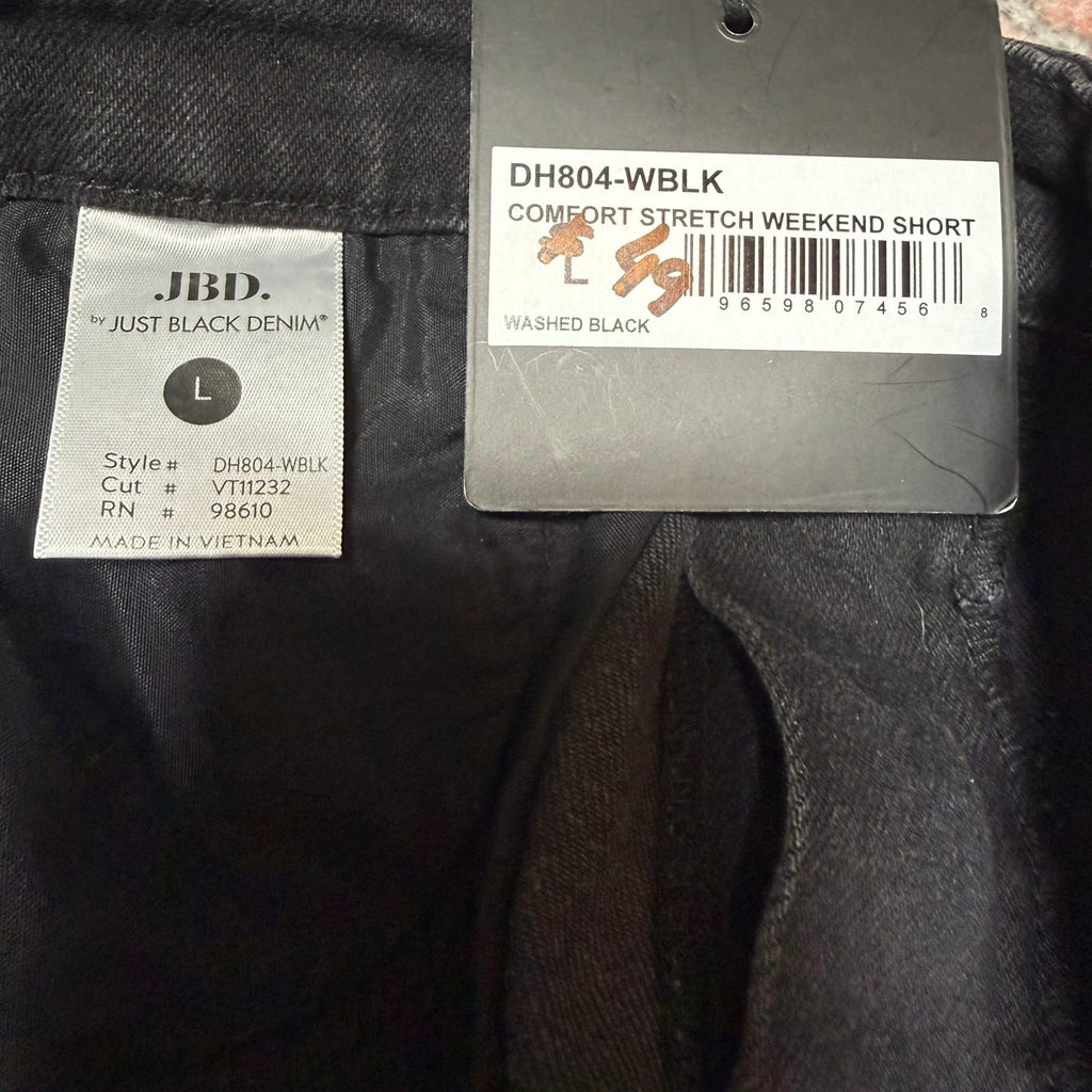 Just Black Denim (JBD) Comfort Stretch Weekend Denim Shorts Size Large