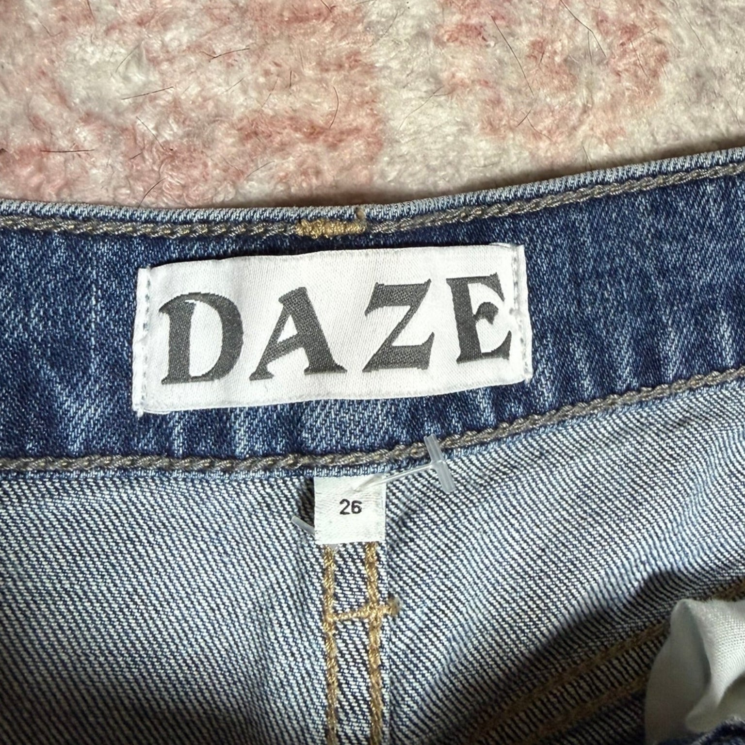 Daze High Rise Wide Leg Jeans Size 27