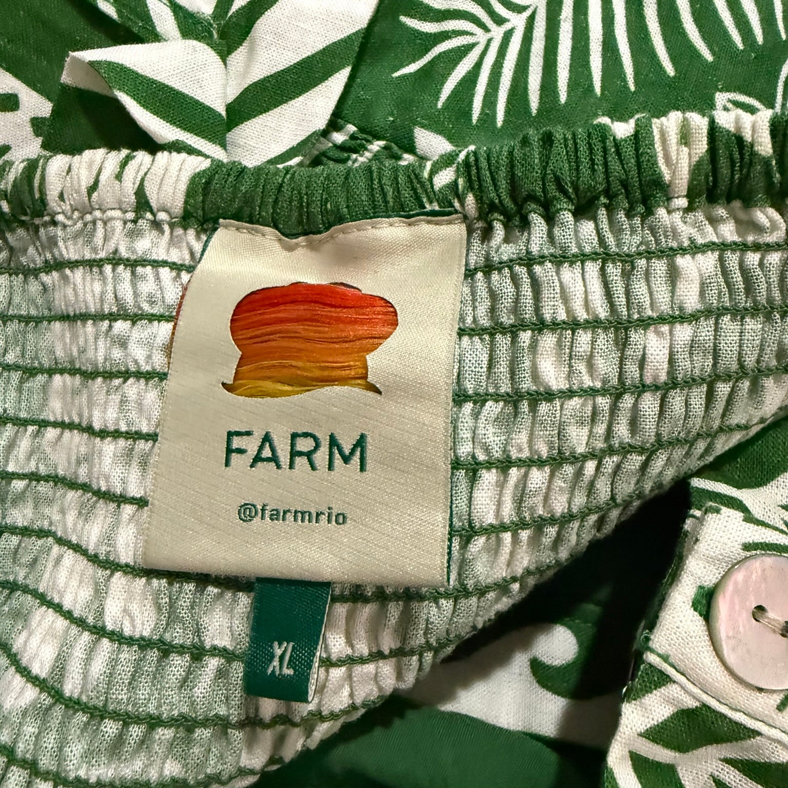 Farm Rio Macaw Elegance Romper Size XL