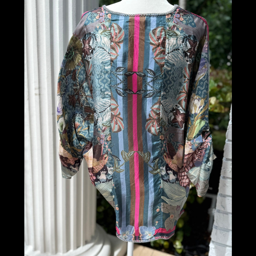 Johnny Was Aran Georgia Top Size Large