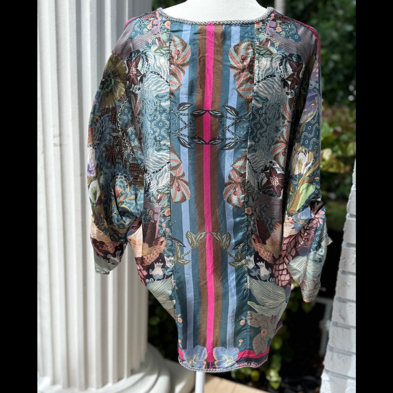 Johnny Was Aran Georgia Top Size Large