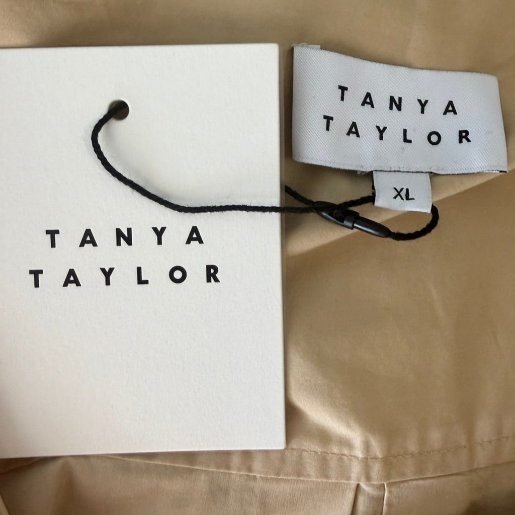 Tanya Taylor Embellished Cuff Button-Down Shirt Size XL