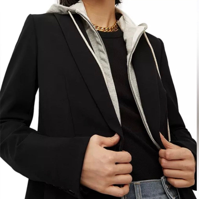 Veronica Beard Schoolboy Blazer with Hoodie Insert Size 16