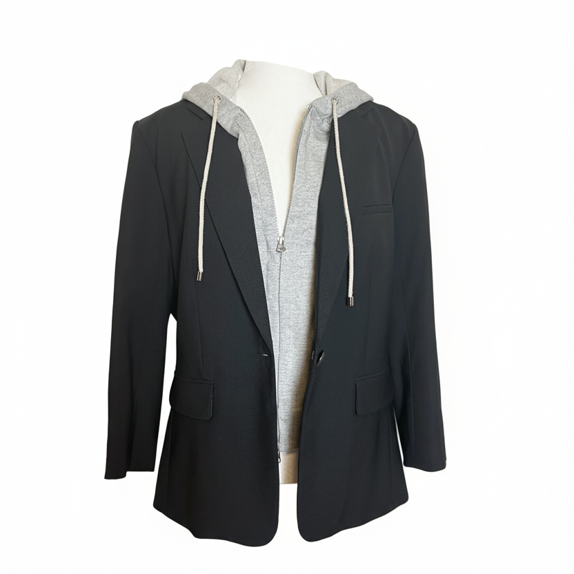 Veronica Beard Schoolboy Blazer with Hoodie Insert Size 16