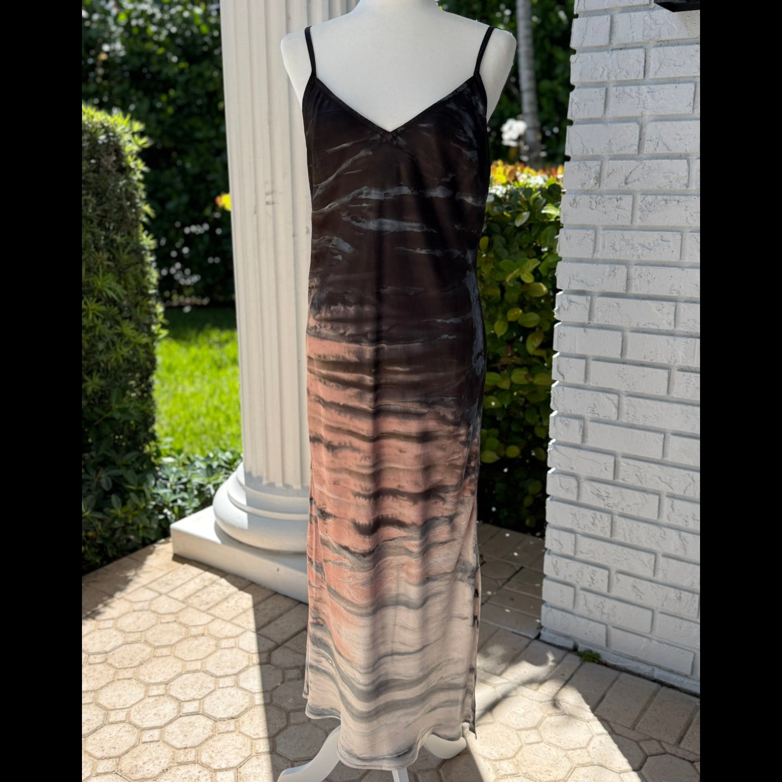 River & Sky Hand-Dyed Slip Dress Size Small