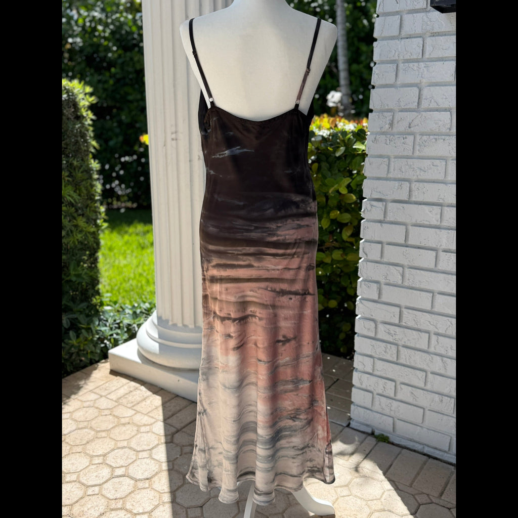 River & Sky Hand-Dyed Slip Dress Size Small