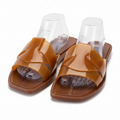 Zara Amber Jelly H-Band Slide Sandals Size 38