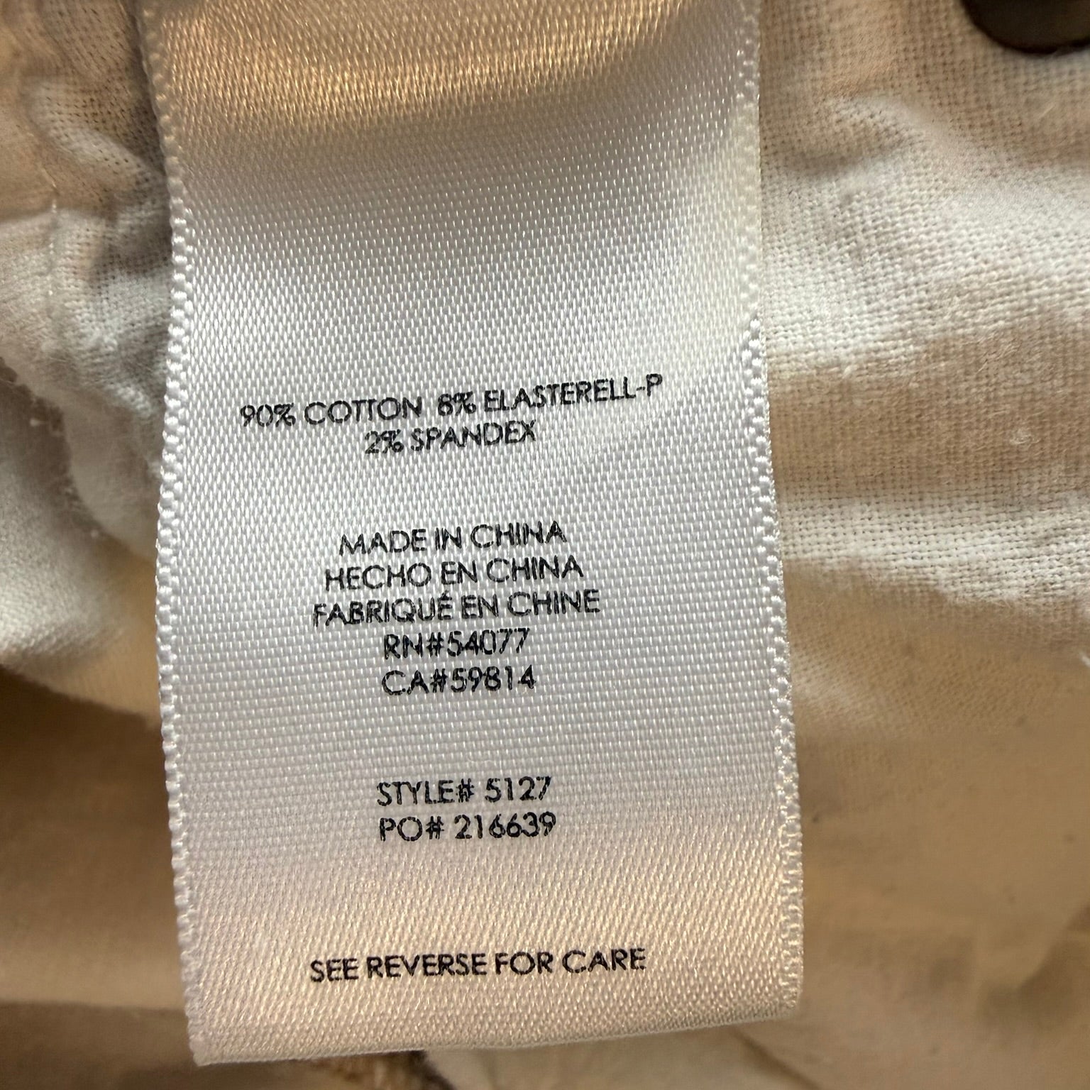 Cabi 5127 Boyfriend Shorts Cream Size 10