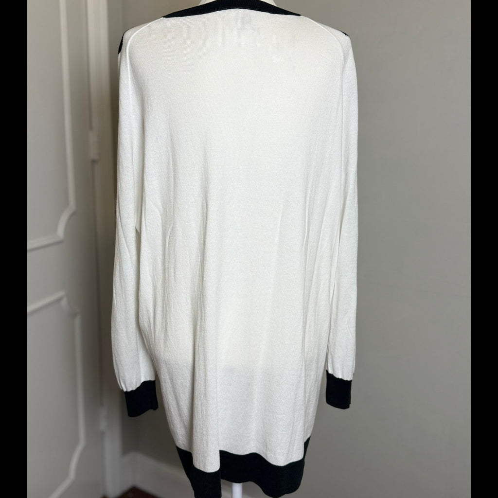 Planet by Lauren G Colorblock Sweater- One Size