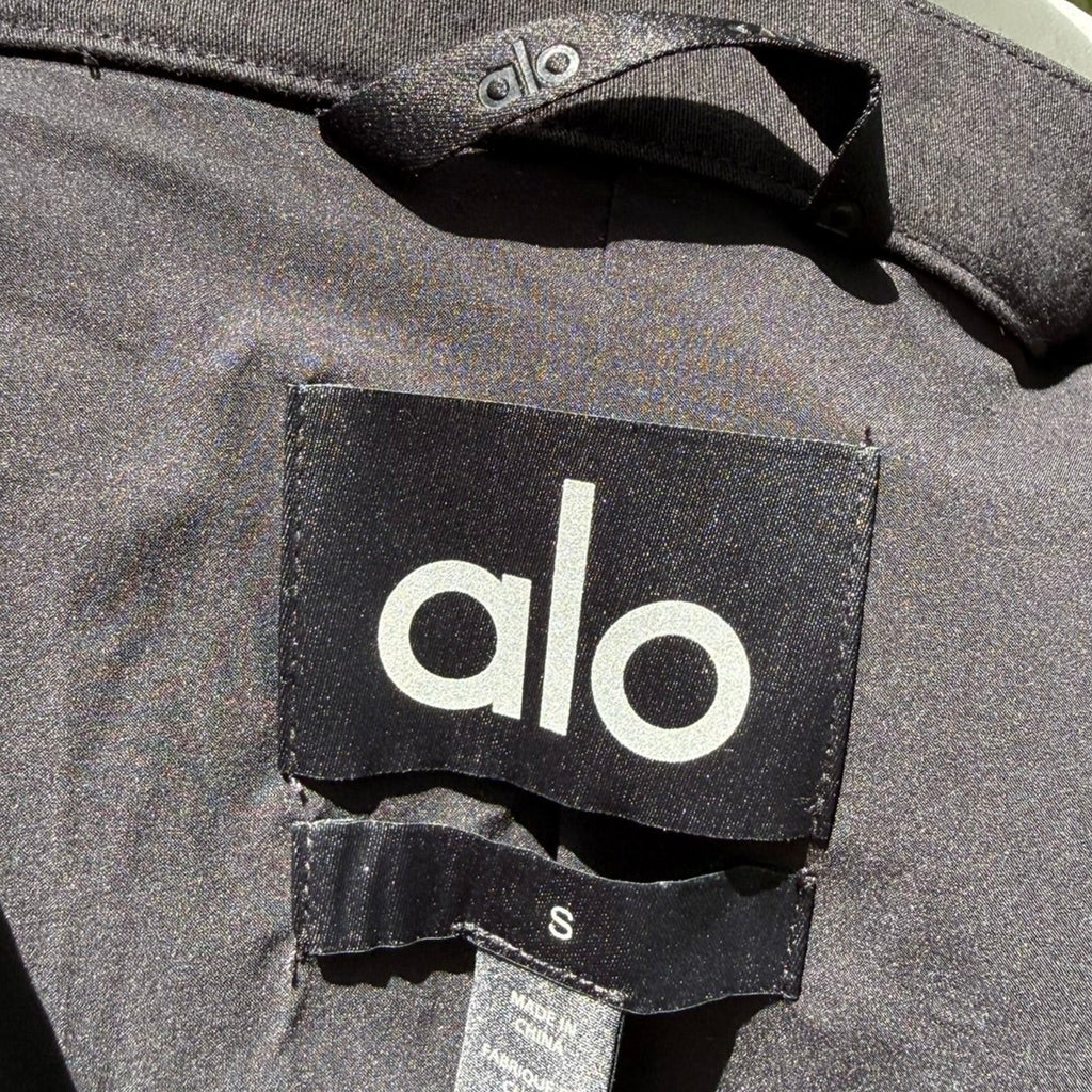 Alo Yoga Black Moto Jacket Size Small